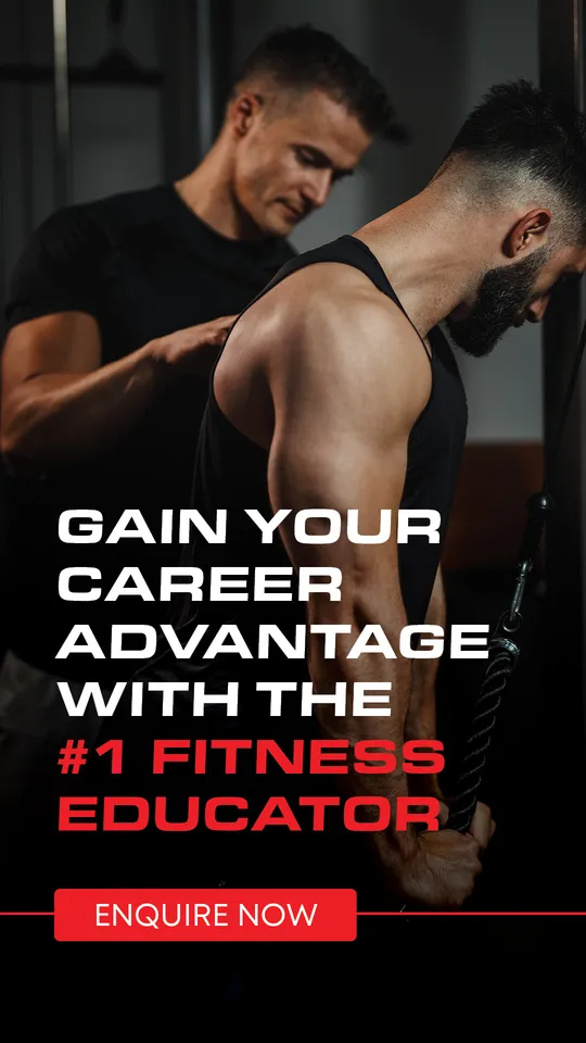Gain your career advantage with the #1 fitness educator. Enquire now